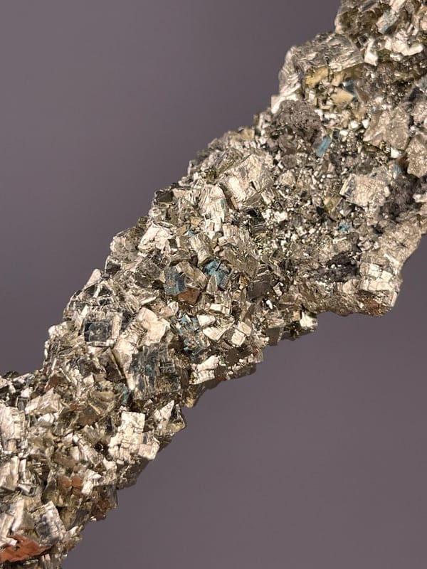Navajún Spain pyrite crystal with perfect cubic faces