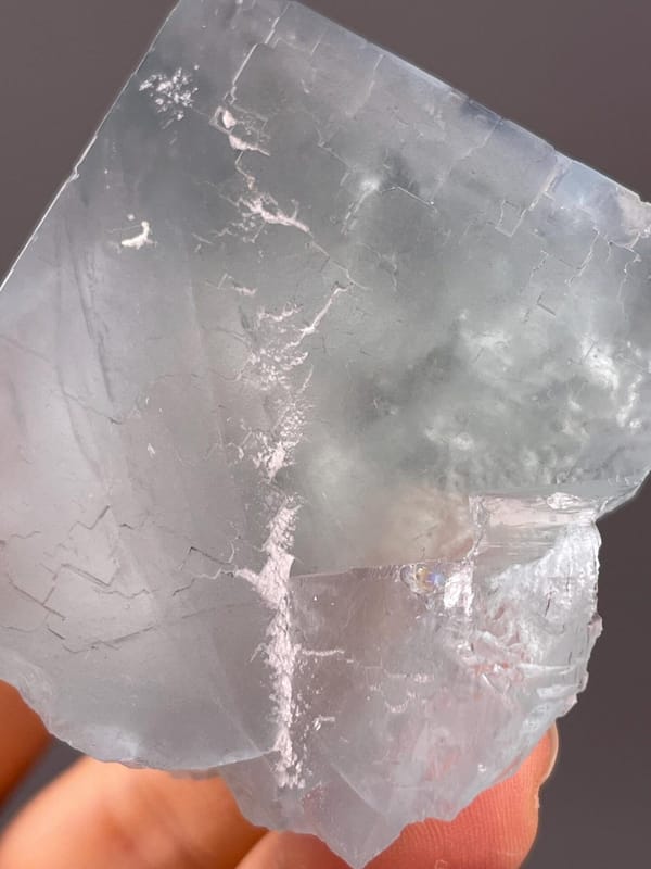 Raw green fluorite with internal green phantom zone, Yaogangxian