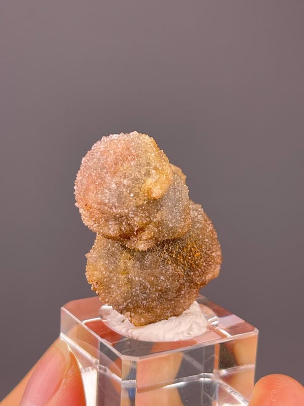 CaSO₄·2H₂O monoclinic gypsum, Mohs 2, botryoidal, Guizhou, 0.7 oz