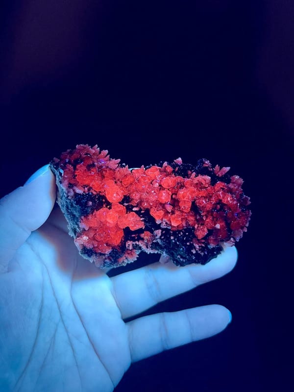 Dolomite calcite copper displaying vitreous luster