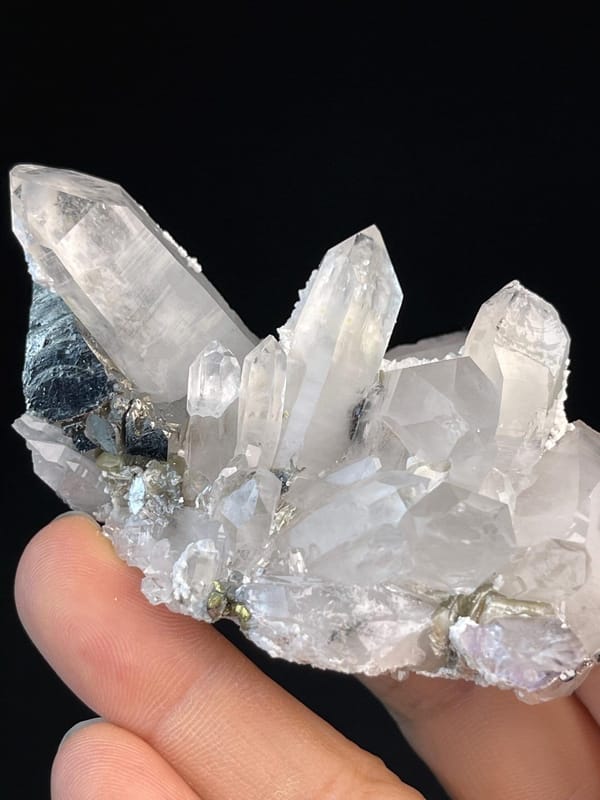 Quartz cassiterite and purple fluorite from Yaogangxian Mine