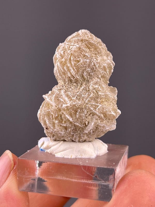 Desert rose gypsum double-sphere specimen from Mexico