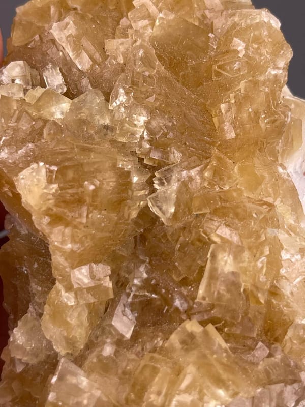 Collector yellow fluorite from Beijing area, China