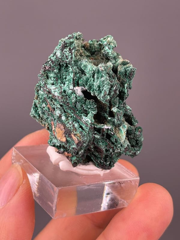 Malachite botryoidal China scale reference