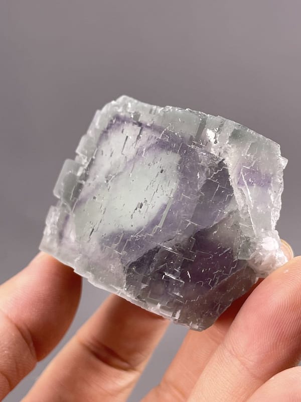 Porcelain Blue Fluorite Cubic Yaogangxian Chenzhou