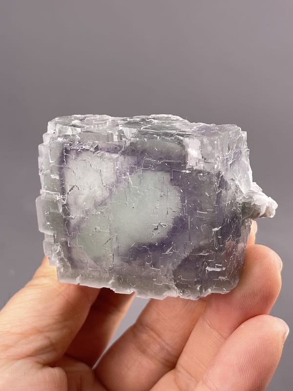 Porcelain Blue Fluorite Cubic Yaogangxian Chenzhou