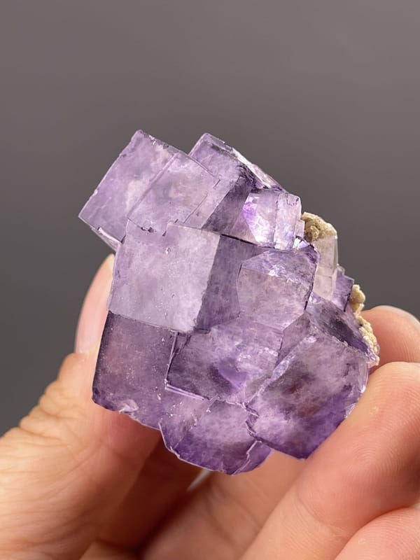 Green Fluorite Cube from Yaogangxian Mine, China – lustre and transparency detail