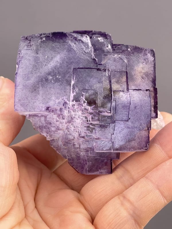 Fluorite Specimen from Chenzhou, Hunan – scale reference view