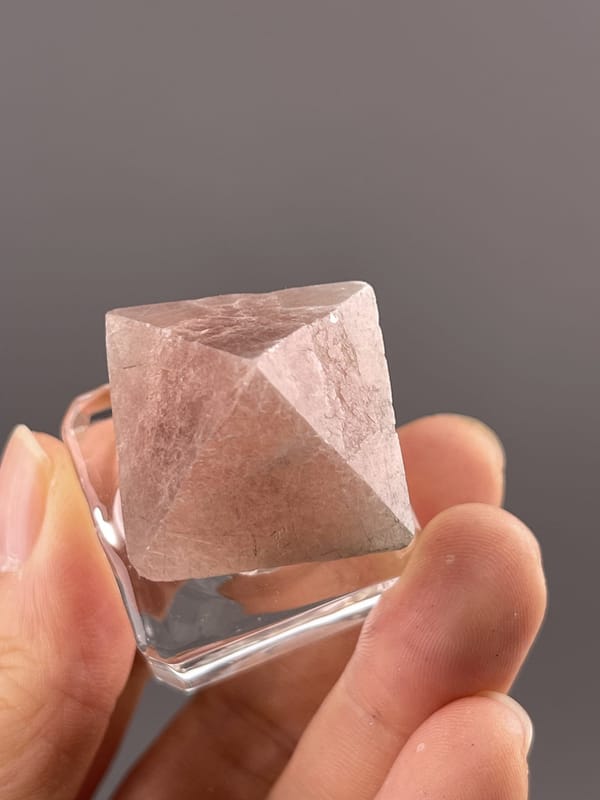 Fluorite Crystal Clusters from Inner Mongolia Origin – crystal termination detail