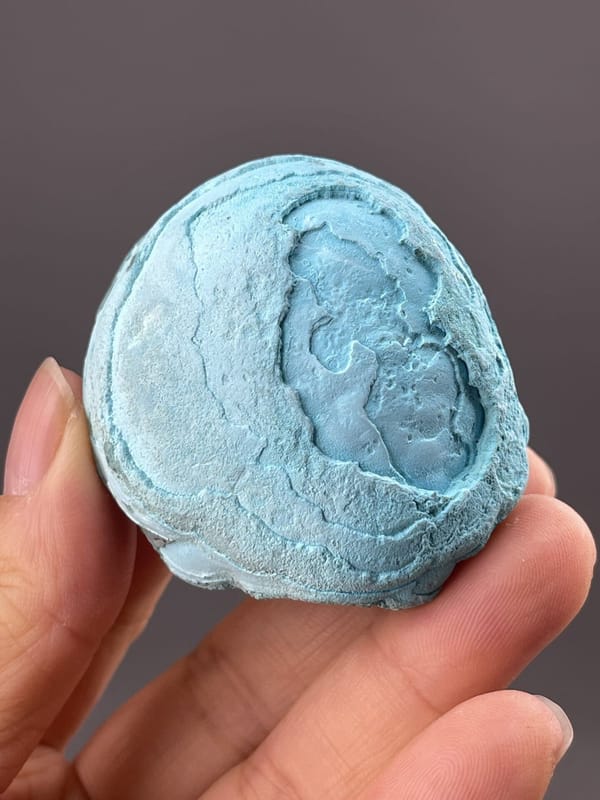 Chrysocolla Mineral Specimen from Democratic Republic of Congo – crystal termination detail
