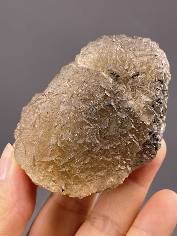 CaF₂ isometric fluorite, Mohs 4, yellow botryoidal, Jiangxi China