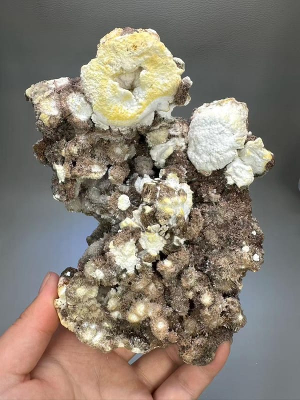 Gypsum Popcorn White | Guizhou China | Mineral Specimen Display Piece