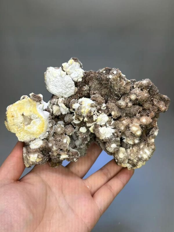 Gypsum Popcorn White | Guizhou China | Mineral Specimen Display Piece