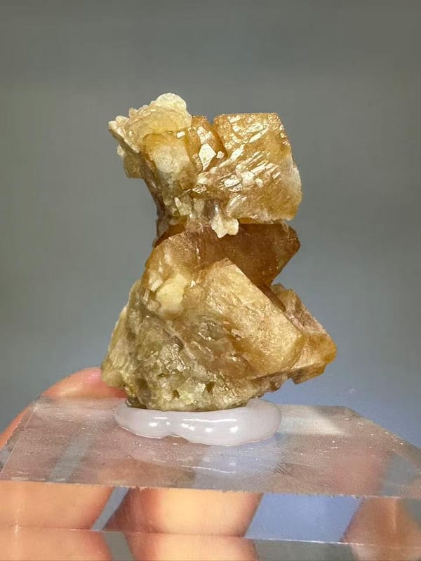 Scheelite Muscovite Mica Crystal - Xuebaoding Sichuan China - Natural Collector Mineral Specimen