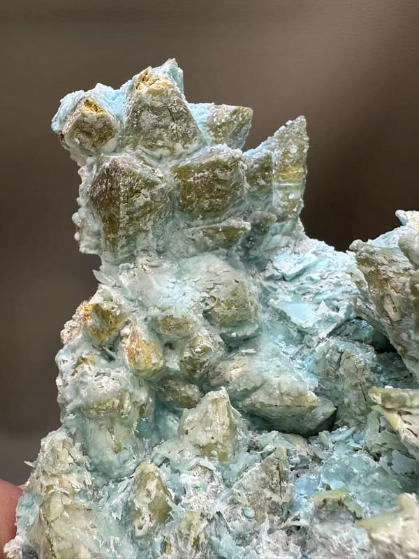 Rare Gibbsite Specimen Guizhou China - Pale Blue Botryoidal Aluminum Hydroxide Crystal Collector Find - SKU H1020