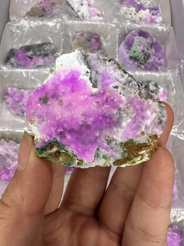 Wholesale Pink Druzy Crystal Bulk Lot Yunnan China - Cobaltocalcite Cluster Specimens Reseller Box - SKU H1033