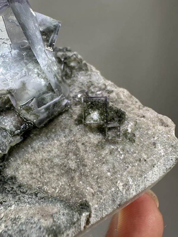 Green Fluorite Crystal | Natural Cubic Fluorite | Yaogangxian Mine Hunan China | Collector Mineral Specimen