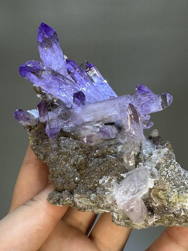 Vera Cruz Amethyst Cluster | Natural Purple Amethyst Crystal | Veracruz Mexico | Mineral Specimen