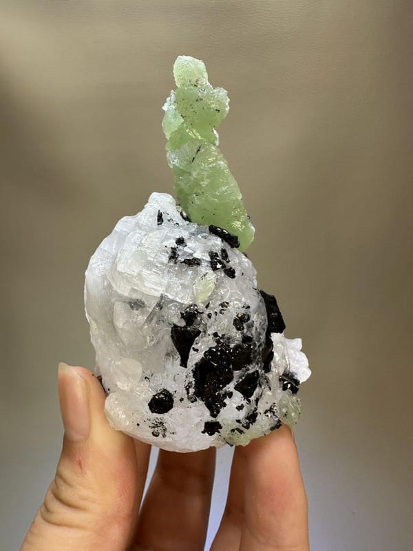 Prehnite Crystal Cluster | Natural Green Botryoidal Prehnite | Sichuan China | Mineral Specimen