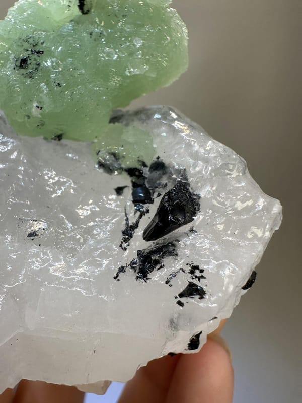 Prehnite Crystal Cluster | Natural Green Botryoidal Prehnite | Sichuan China | Mineral Specimen