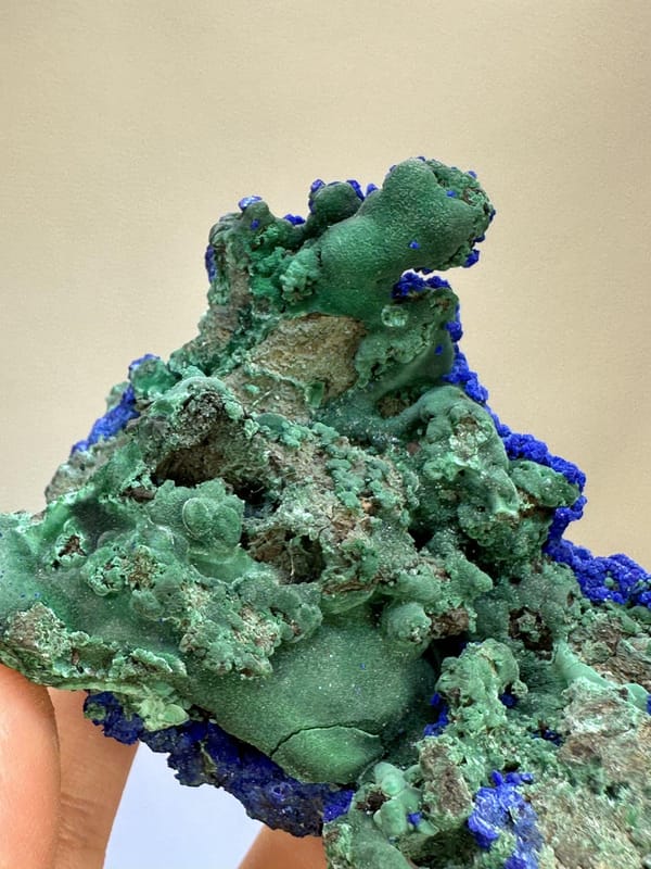 Azurite Crystal Specimen | Natural Blue Azurite Mineral | Anhui China | Collector Crystal