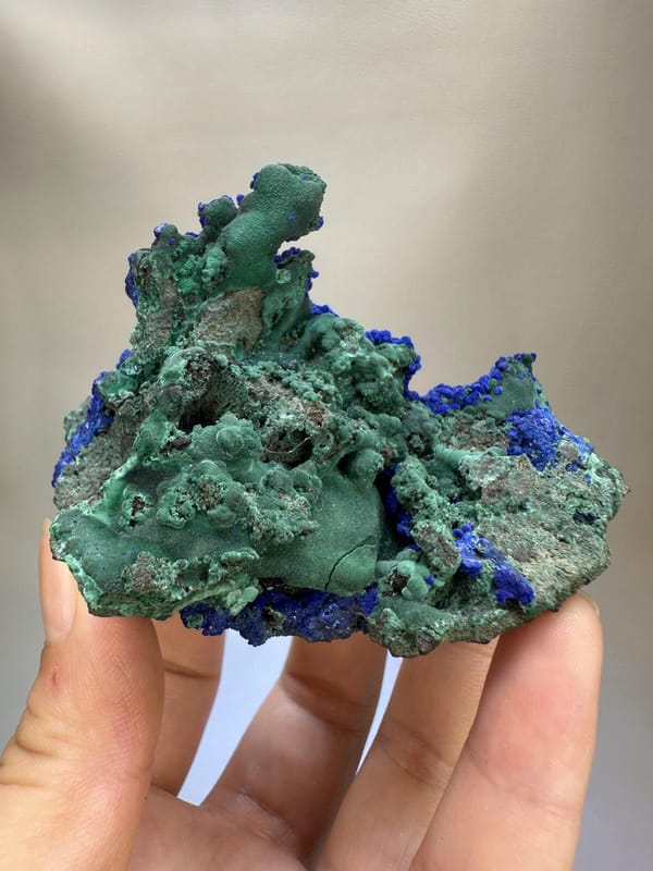 Azurite Crystal Specimen | Natural Blue Azurite Mineral | Anhui China | Collector Crystal