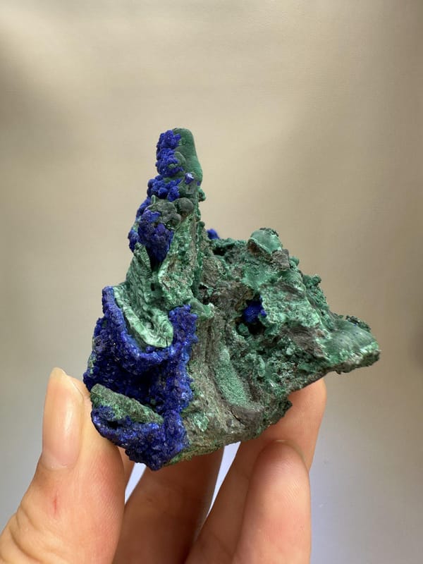 Azurite Crystal Specimen | Natural Blue Azurite Mineral | Anhui China | Collector Crystal