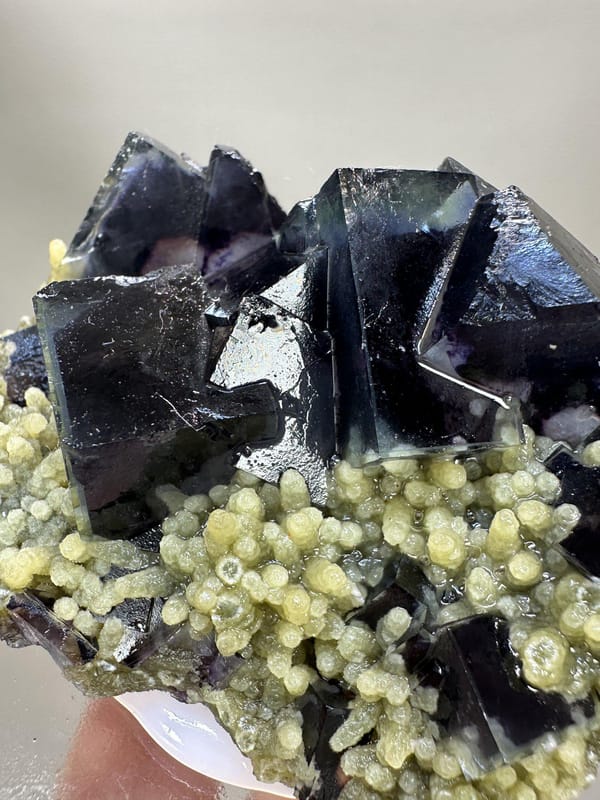 Phantom Fluorite Cube | Natural Green Cubic Fluorite | Inner Mongolia China | Collector Mineral Specimen