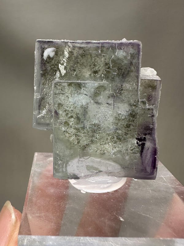 Fluorite Crystal Thumbnail | Natural Green Fluorite | Yaogangxian Mine China | Collector Mineral Specimen
