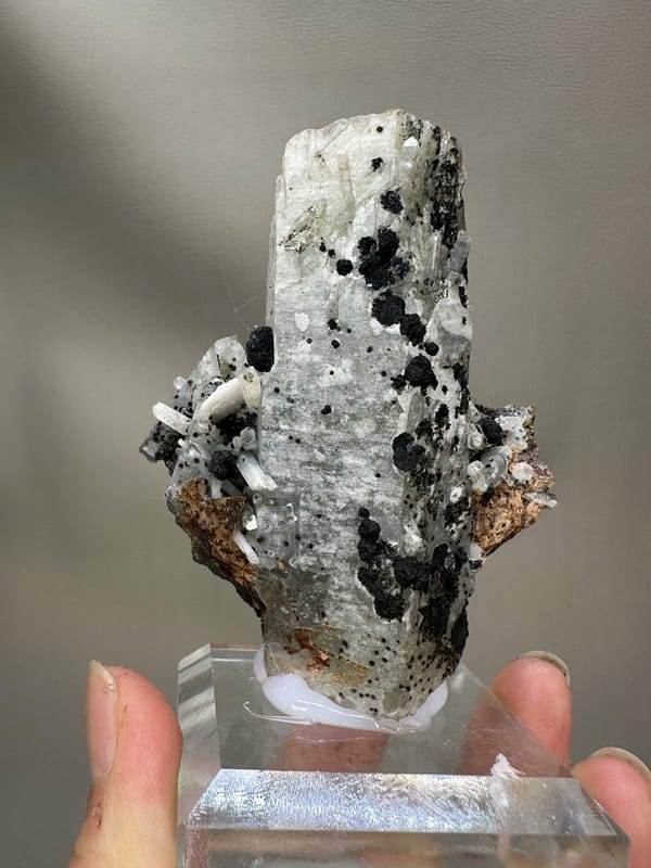 Quartz with Calcite Crystal Cluster | Natural Mineral Specimen | Inner Mongolia China | Collector Crystal