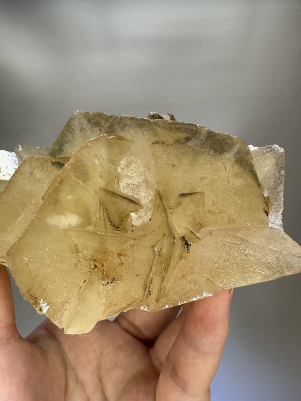 Flower Petal Calcite | Natural Calcite Crystal Cluster | Hunan China | Collector Mineral Specimen