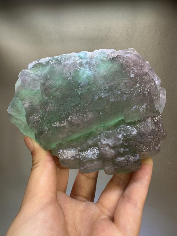 Large Green Fluorite Cluster | Natural Cubic Fluorite | Zhejiang China | Collector Mineral Specimen