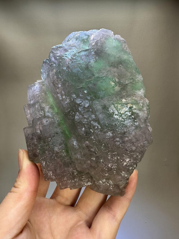 Large Green Fluorite Cluster | Natural Cubic Fluorite | Zhejiang China | Collector Mineral Specimen