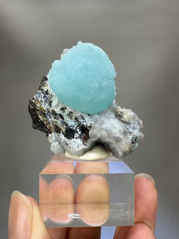 Blue-Veined Stone Specimen | Sodalite Natural Blue Mineral | Yunnan China | Collector Crystal