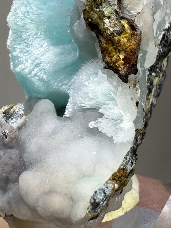 Blue-Veined Stone Specimen | Sodalite Natural Blue Mineral | Yunnan China | Collector Crystal