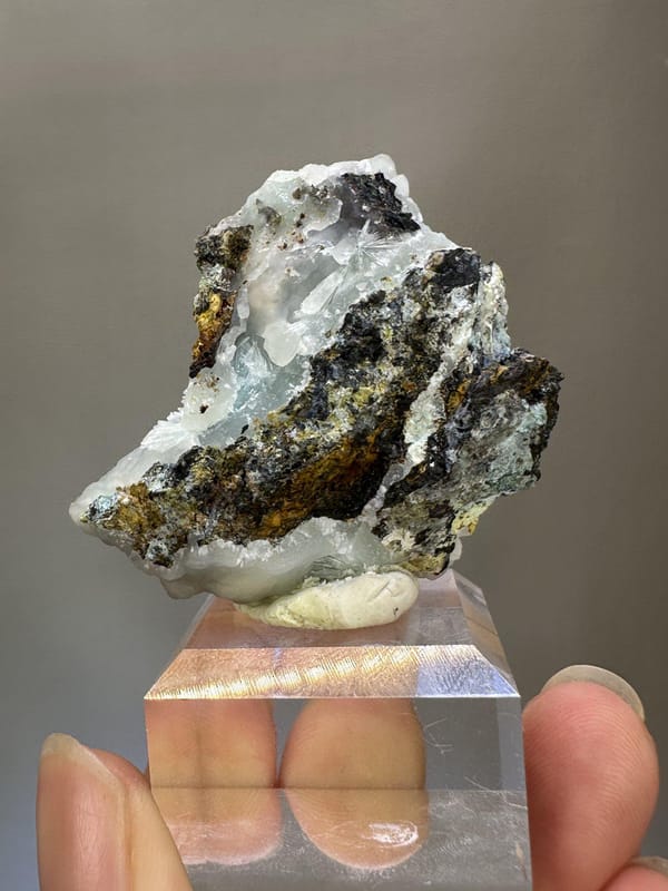 Blue-Veined Stone Specimen | Sodalite Natural Blue Mineral | Yunnan China | Collector Crystal