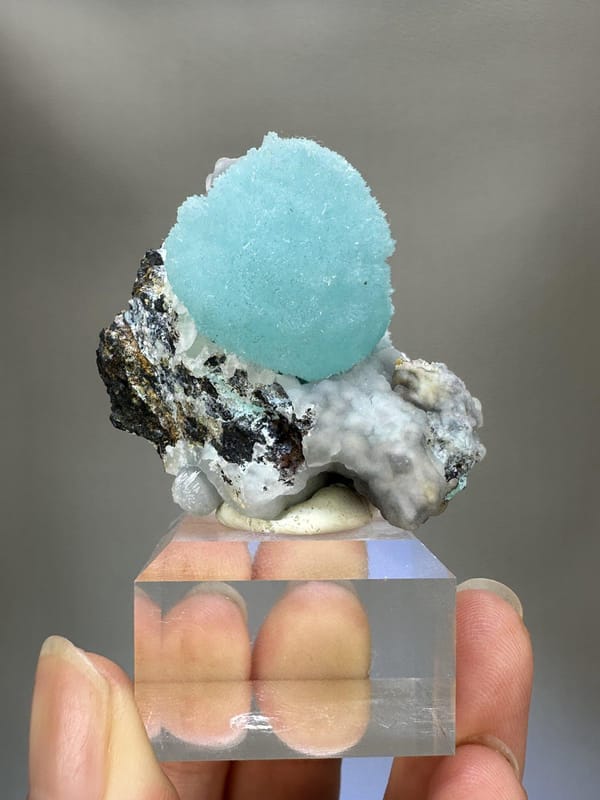 Blue-Veined Stone Specimen | Sodalite Natural Blue Mineral | Yunnan China | Collector Crystal