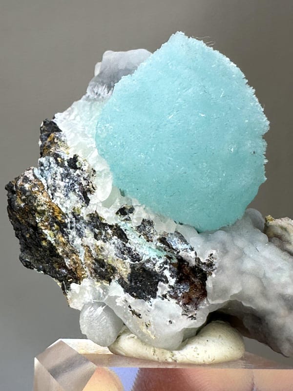Blue-Veined Stone Specimen | Sodalite Natural Blue Mineral | Yunnan China | Collector Crystal