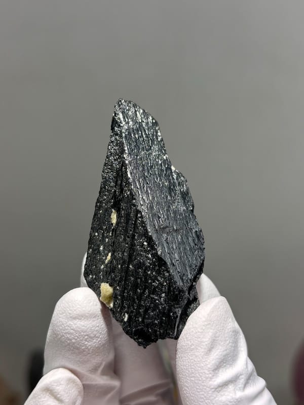 Black wolframite floater blade from Yaogangxian, Hunan, China