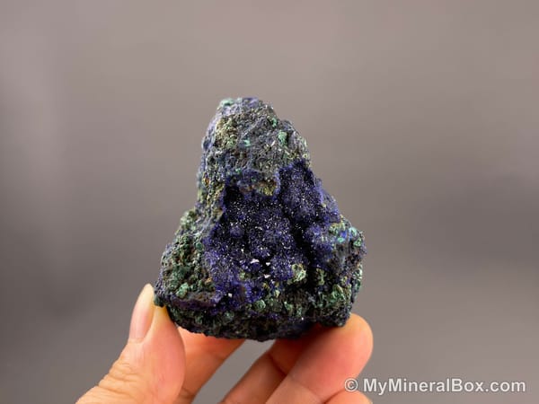 Azurite with Malachite — Locality Unconfirmed
