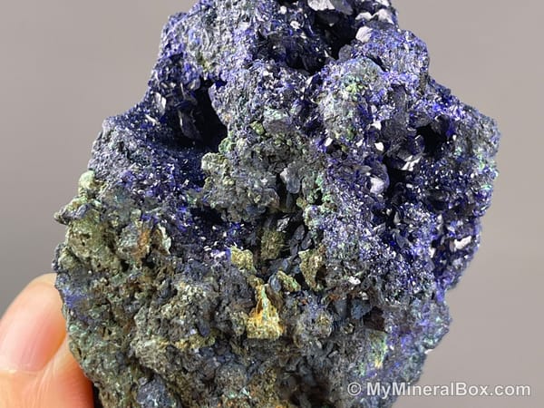 Azurite with Malachite/Chrysocolla — Locality Unconfirmed — view 8