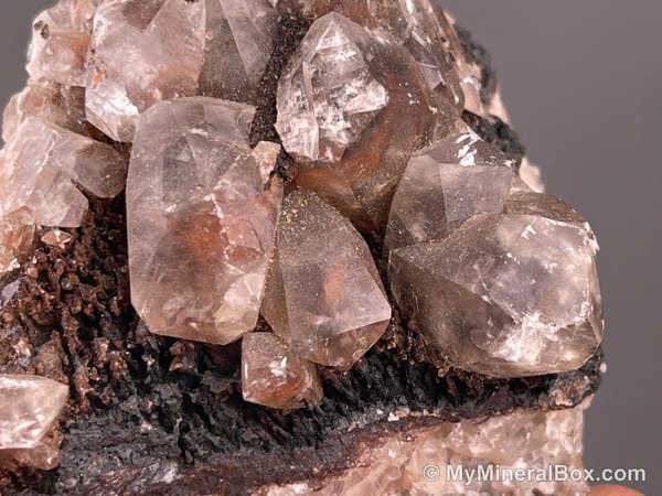 Calcite with Baryte — Daye Area, Hubei, China — view 7