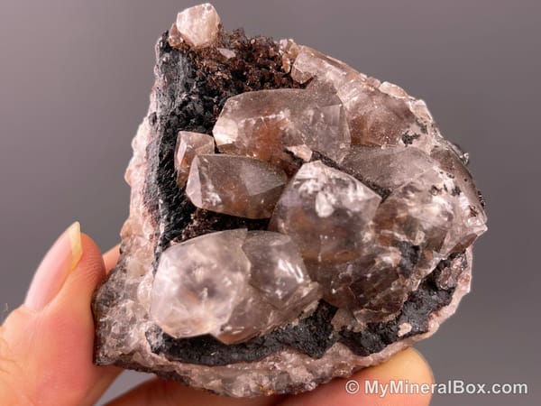 Calcite with Baryte — Daye Area, Hubei, China — view 10