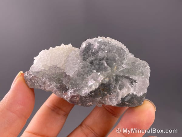 Drusy Quartz on Fluorite — Fujian, China