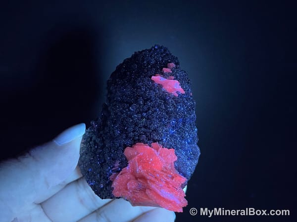 Flower-like Calcite with Quartz — Inner Mongolia, China — view 10