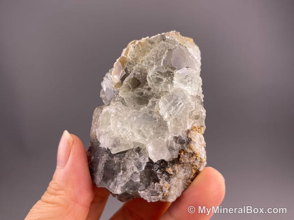 Fluorite with Quartz — Fujian, China — view 2