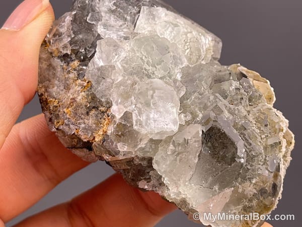 Fluorite with Quartz — Fujian, China — view 10