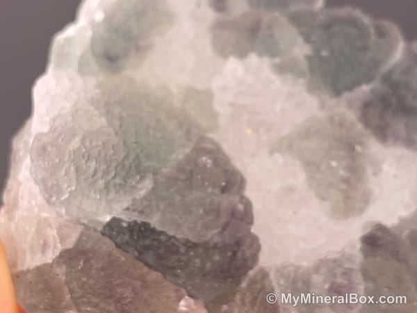 Frosted Fluorite with Drusy Quartz — Fujian, China — view 4