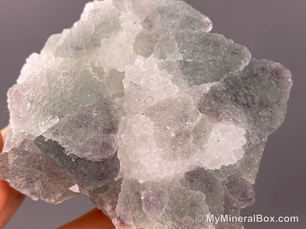 Frosted Fluorite with Drusy Quartz — Fujian, China — view 10