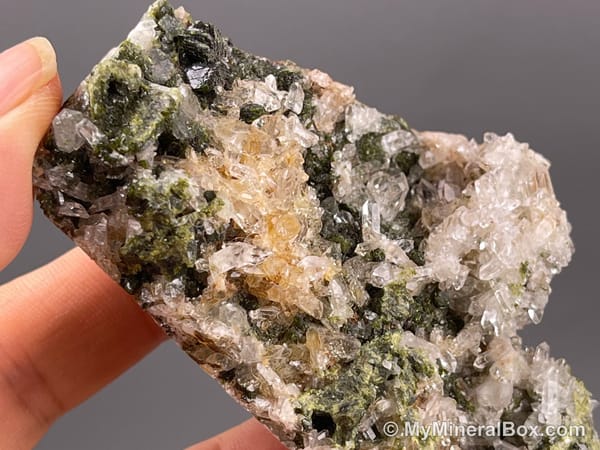 Garden Quartz with Epidote — Sichuan, China — view 3
